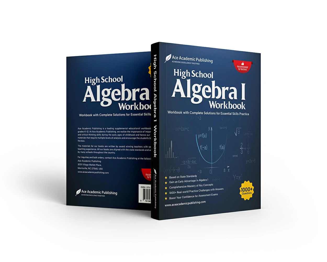 High School Algebra — High School Algebra 1 Workbook cover