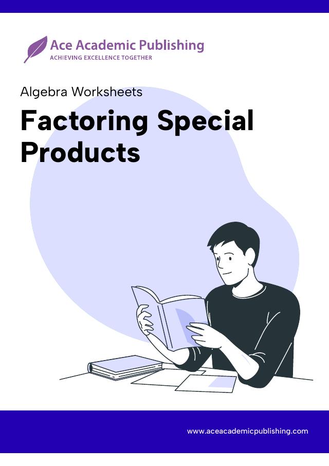 Factoring Special Products