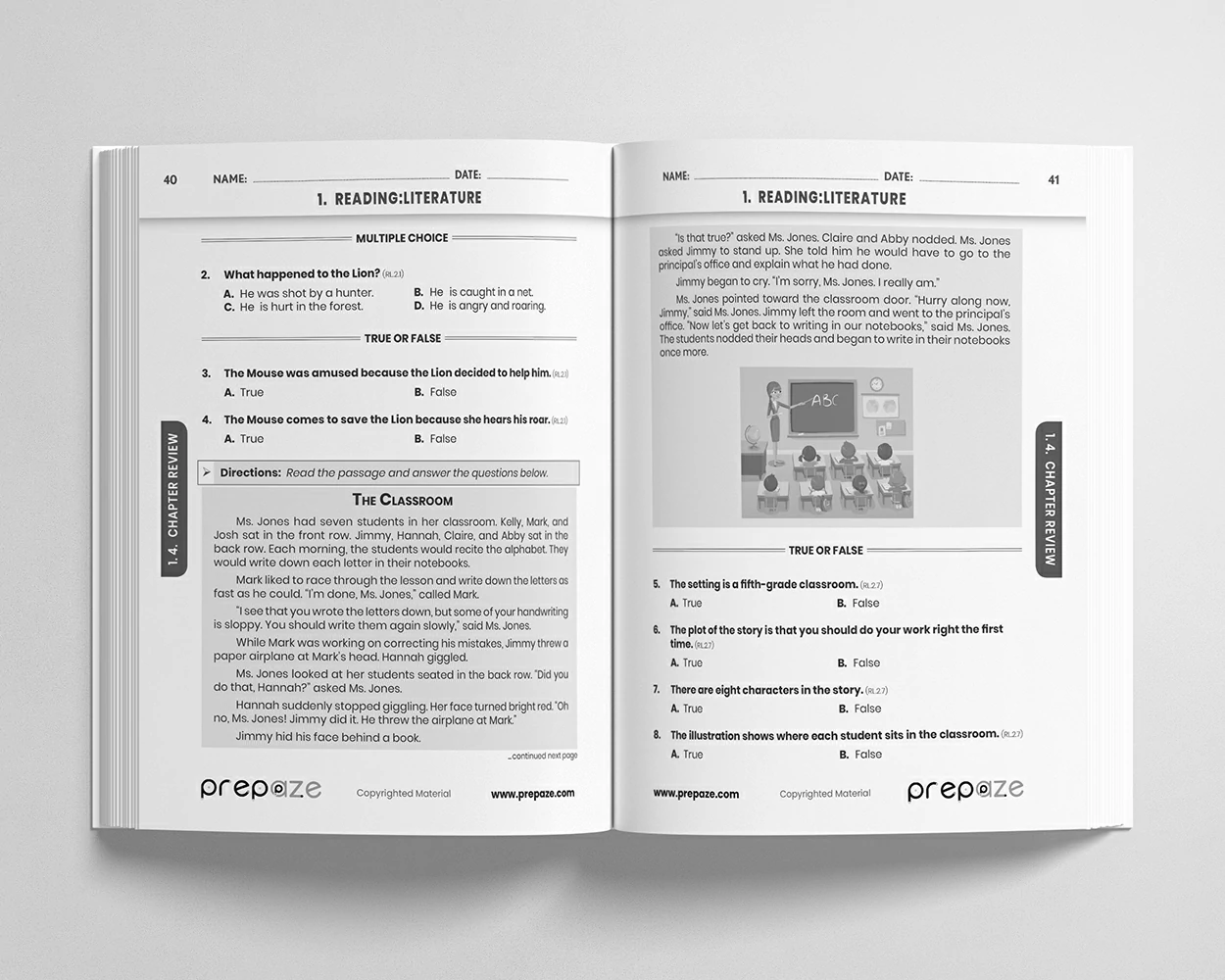 2nd Grade ELA Workbook view 3
