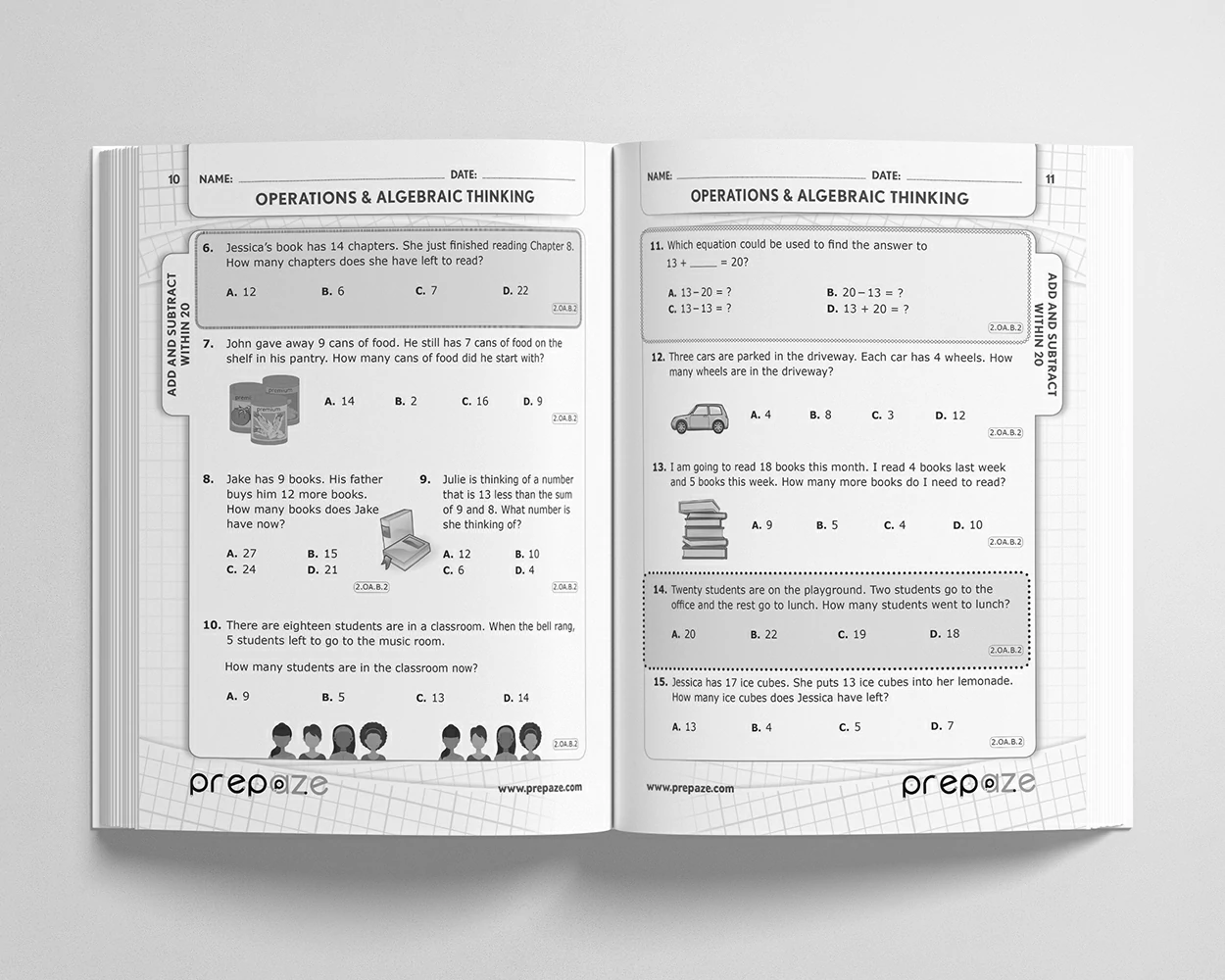 2nd Grade Math Workbook view 2