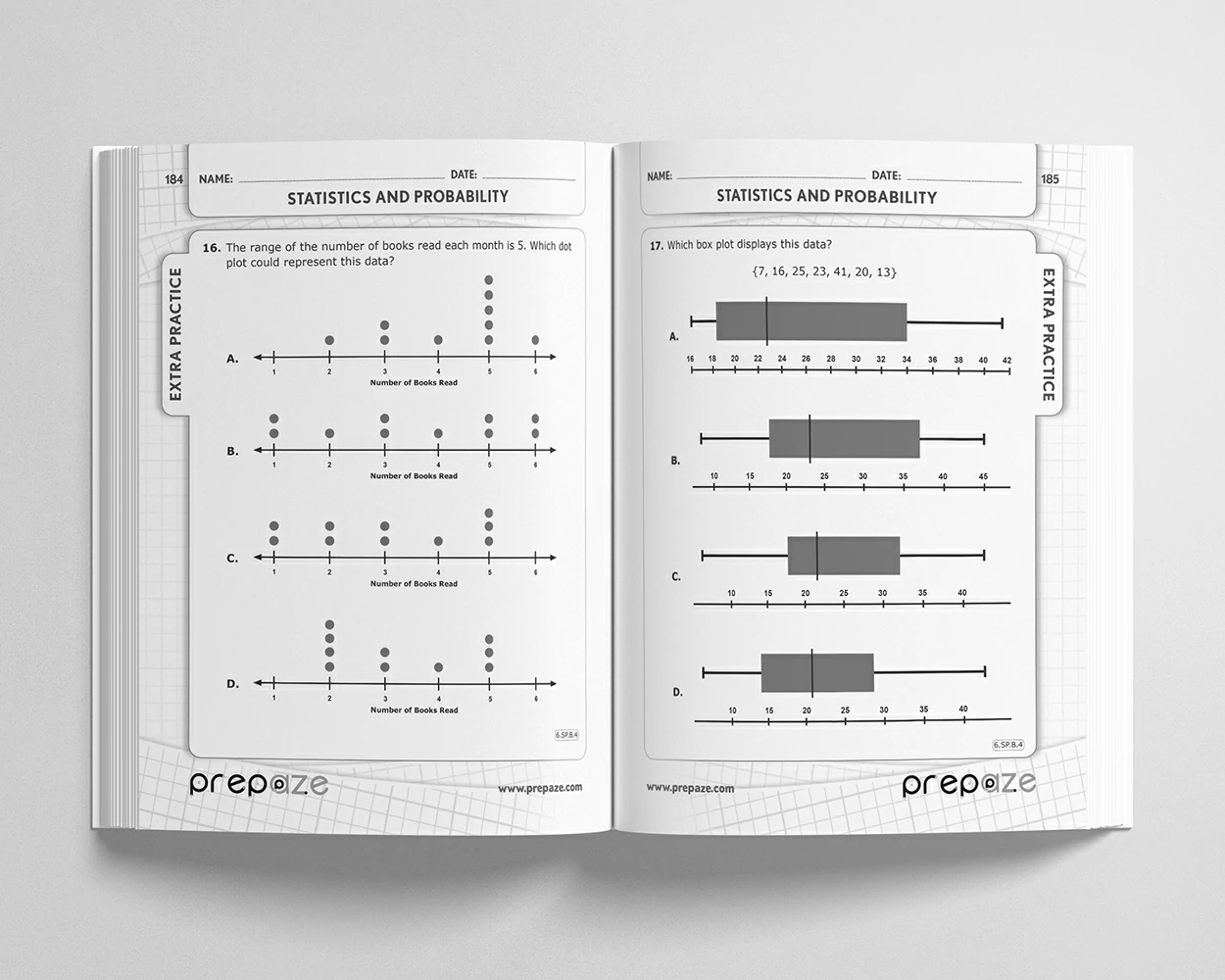 6th Grade Math Workbook view 4